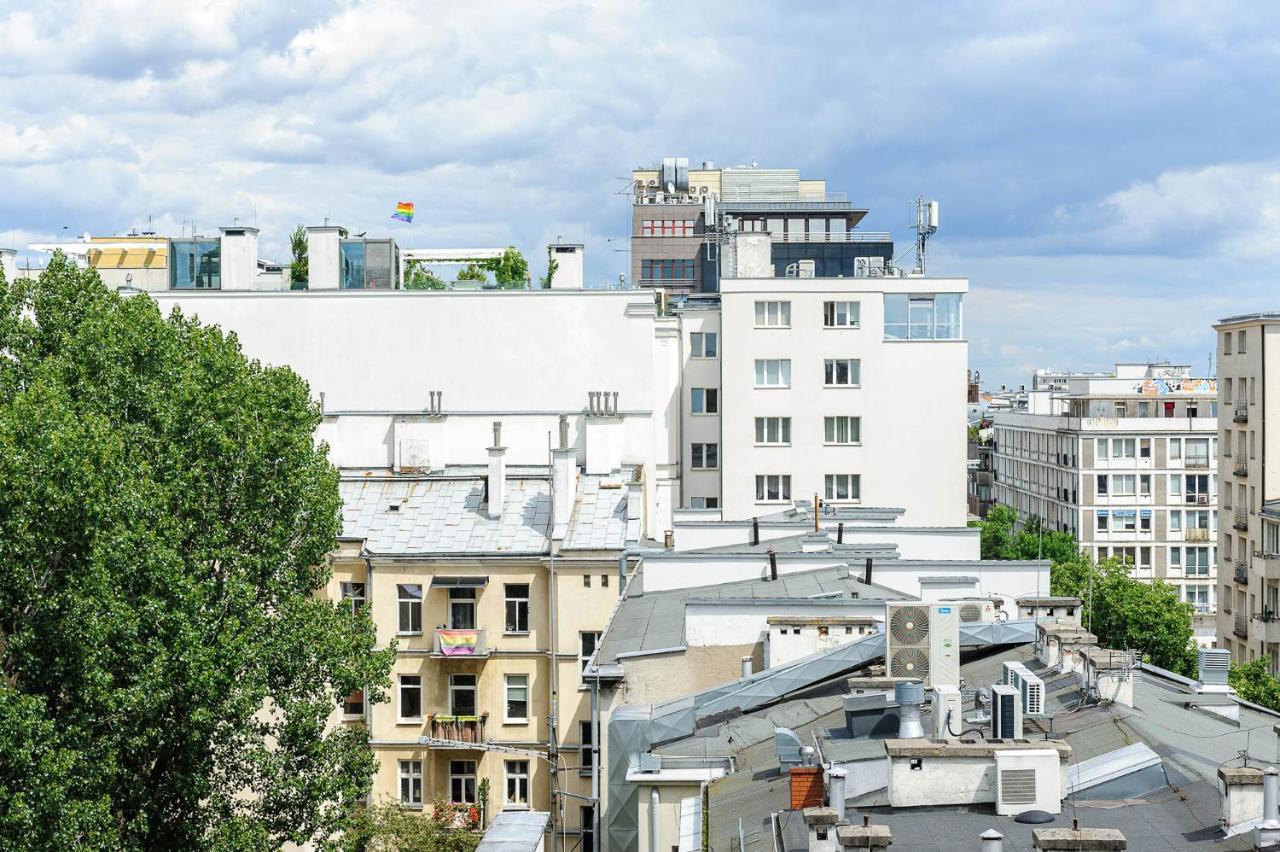 Stylish Apartment In The City Center Of Warsawa Bagian luar foto