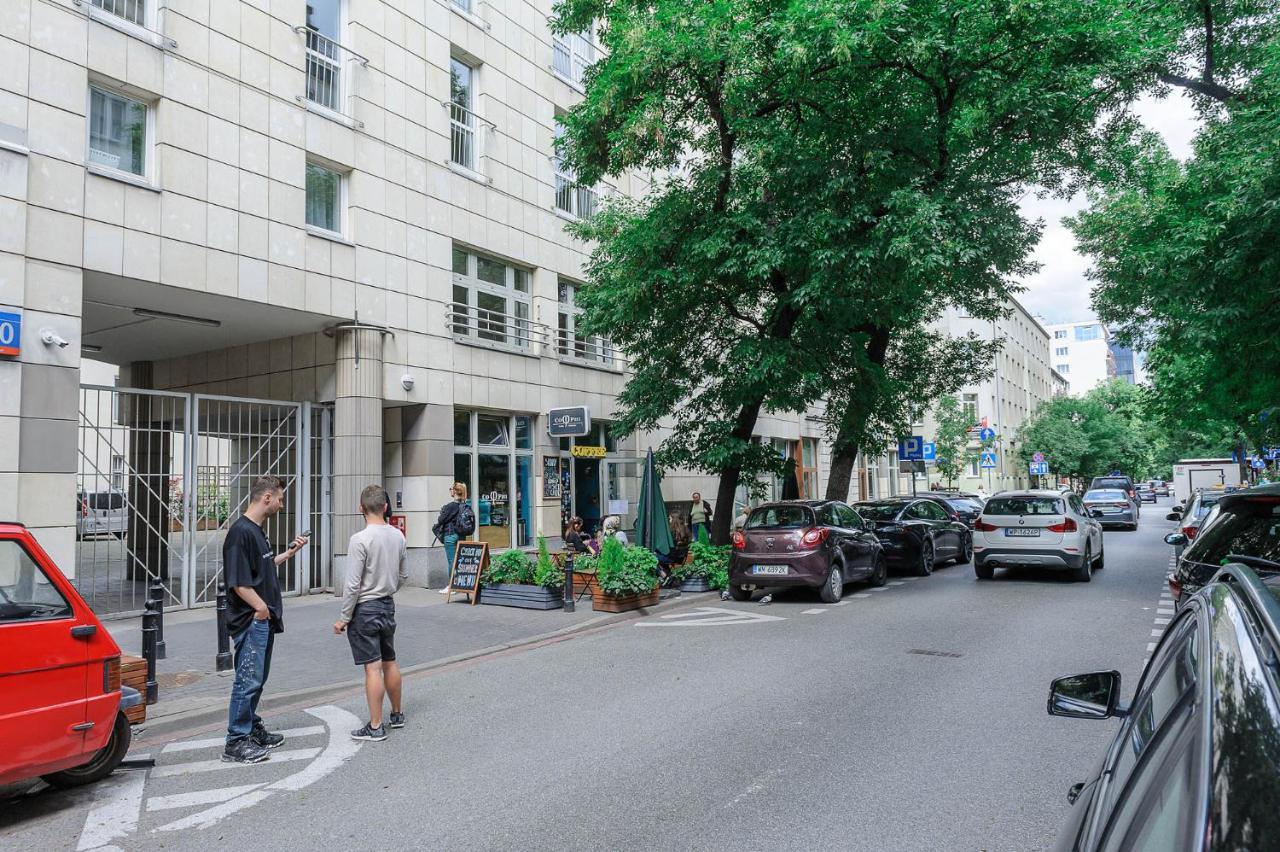 Stylish Apartment In The City Center Of Warsawa Bagian luar foto